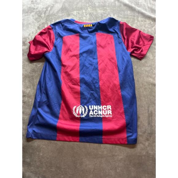 Barcelona‎ Football Club Shirt Soccer FCB L Nike Sport Dri-Fit Spotify LaLiga - Picture 6 of 6